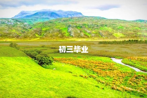 初三毕业，谢谢你的陪伴