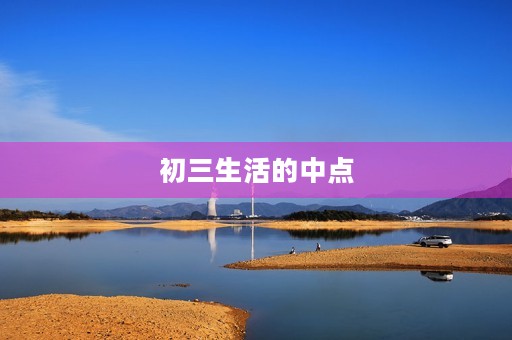 初三生活的中点 初三生活的中点