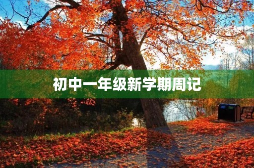 初中一年级新学期周记
