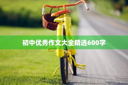 初中优秀作文大全精选600字 初中优秀作文大全精选600字