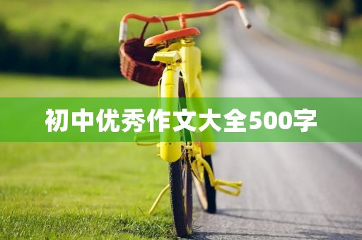 初中优秀作文大全500字