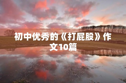 初中优秀的《打**》作文10篇