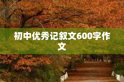 初中优秀记叙文600字作文