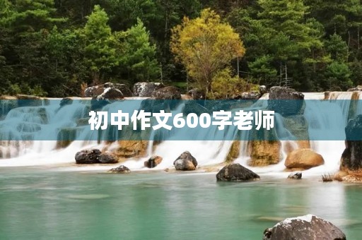 初中作文600字老师