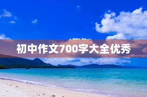 初中作文700字大全优秀