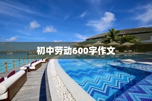 初中劳动600字作文 初中劳动600字作文
