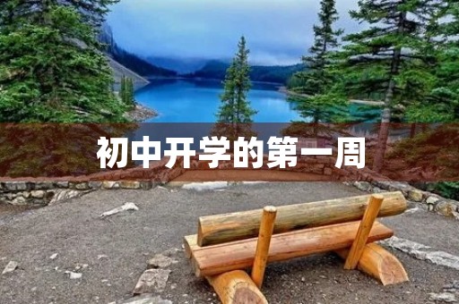 初中开学的第一周