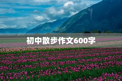 初中散步作文600字