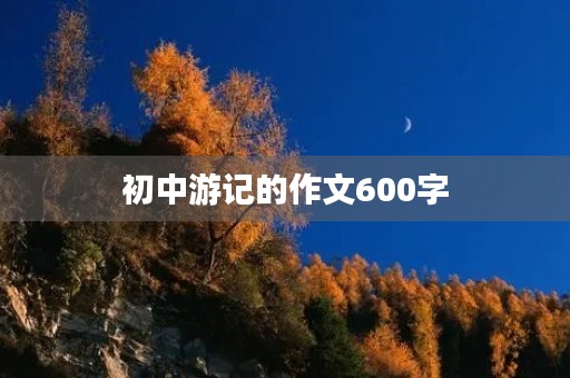 初中游记的作文600字 初中游记的作文600字