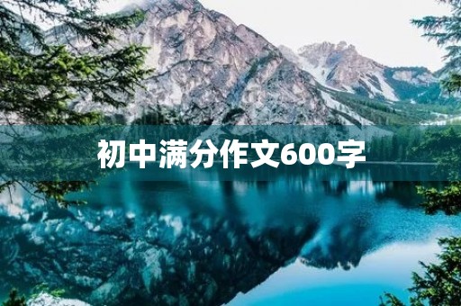 初中满分作文600字 初中满分作文600字