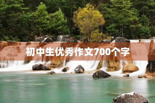 初中生优秀作文700个字 初中生优秀作文700个字