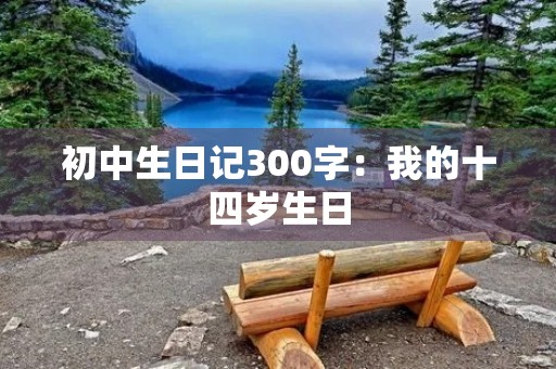 初中生日记300字：我的十四岁生日