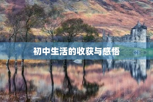 初中生活的收获与感悟 初中生活的收获与感悟
