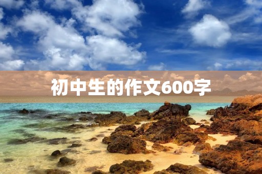 初中生的作文600字