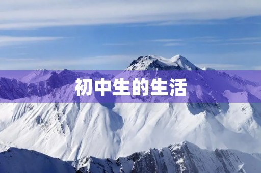 初中生的生活，是充满了变化和挑战的。每一年的升级都意味着更多的学习内容、更高的要求和更多的竞争。而在这个暑假过后，我们迎来了初三的开学。