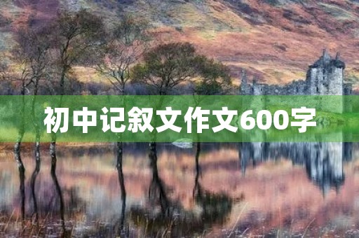 初中记叙文作文600字 初中记叙文作文600字