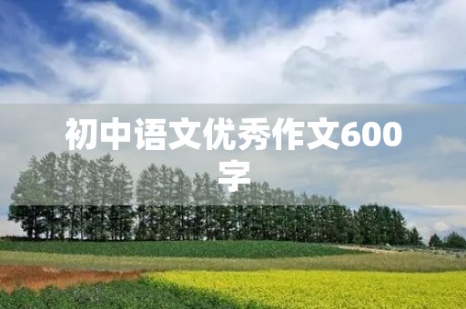 初中语文优秀作文600字 初中语文优秀作文600字