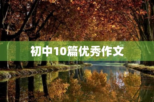 初中10篇优秀作文
