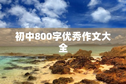 初中800字优秀作文大全 初中800字优秀作文大全