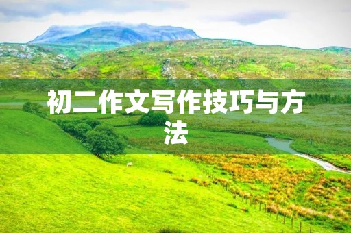 初二作文写作技巧与方法