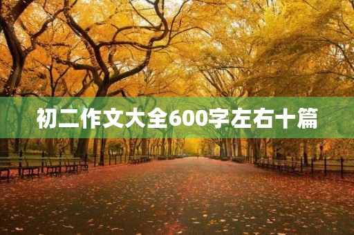 初二作文大全600字左右十篇 初二作文大全600字左右十篇