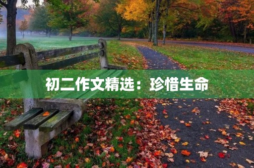 初二作文精选：珍惜生命，远离毒品
