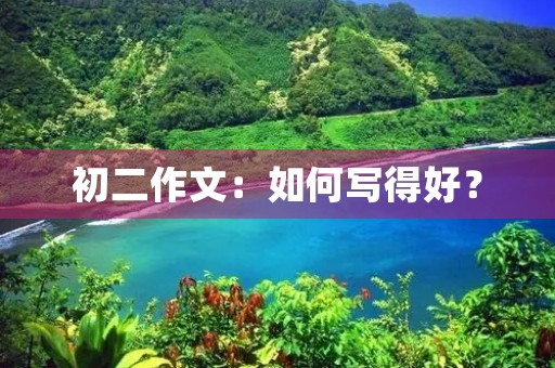 初二作文:如何写得好? 初二作文:如何写得好?