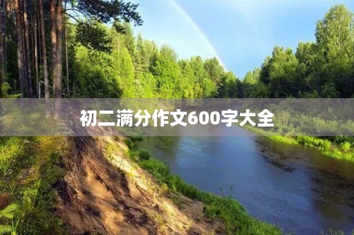 初二满分作文600字大全