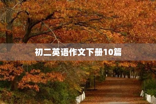 初二英语作文下册10篇