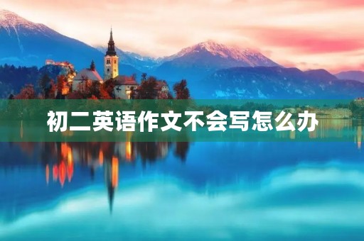 初二英语作文不会写怎么办