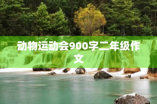 动物运动会900字二年级作文