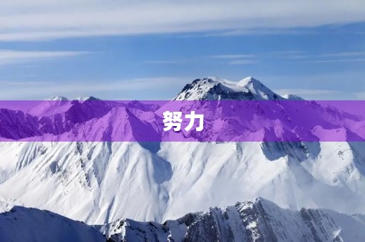 努力，永远不会被辜负300字