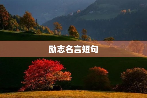 励志名言短句(励志名言短句激励学生)