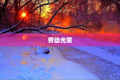 劳动光荣,让我们从小事做起 劳动光荣,让我们从小事做起