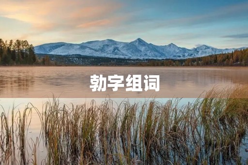勃字组词(勃的组词) 勃字组词(勃的组词)
