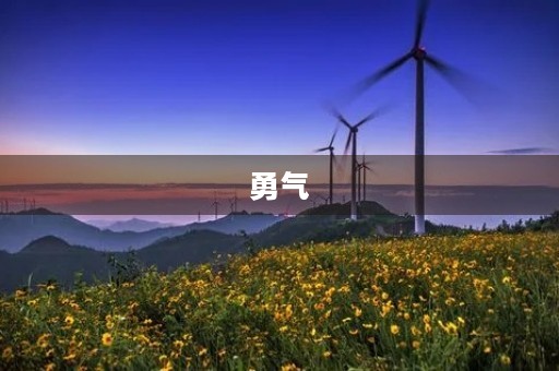 勇气,让我们无所畏惧 勇气,让我们无所畏惧