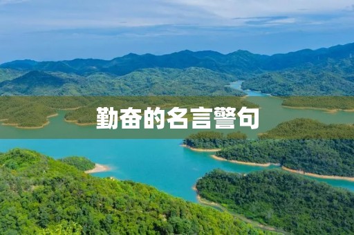 勤奋的名言警句(勤奋的名言警句有哪些)