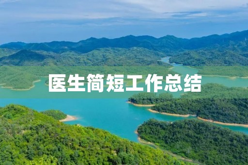 医生简短工作总结