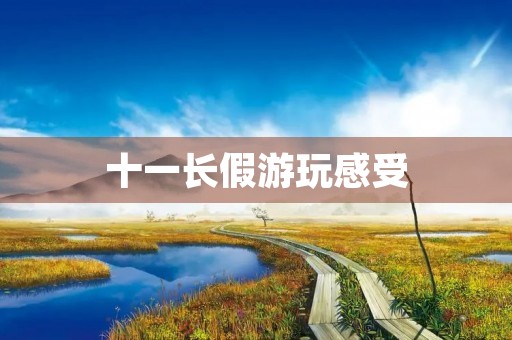 十一长假游玩感受 十一长假游玩感受