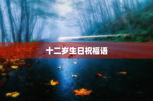十二岁生日祝福语(适合12岁的姑娘祝福语)