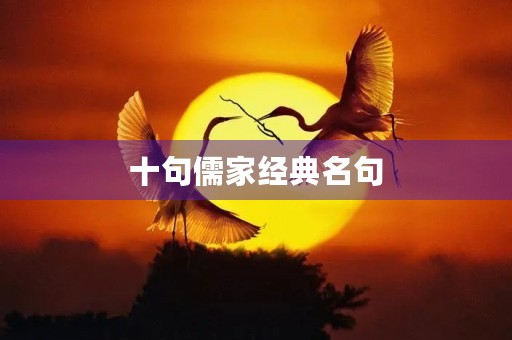 十句儒家经典名句,十句儒家经典名句四个字成语 十句儒家经典名句,十句儒家经典名句四个字成语