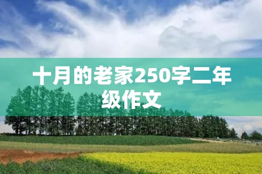 十月的老家250字二年级作文 十月的老家250字二年级作文