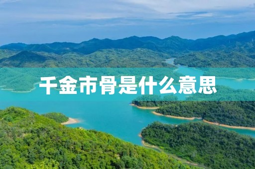 千金市骨是什么意思