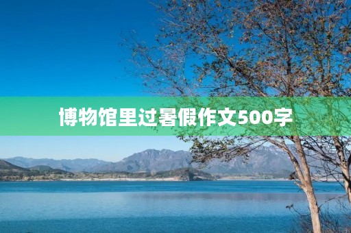 博物馆里过暑假作文500字 博物馆里过暑假作文500字
