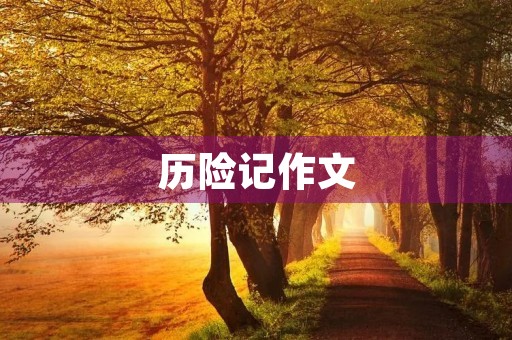 历险记作文 历险记作文