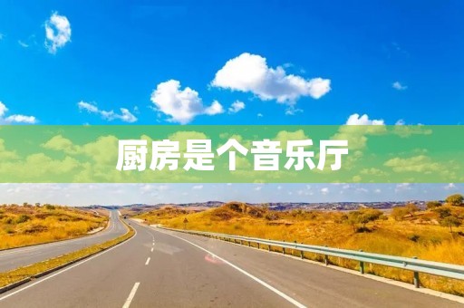 厨房是个音乐厅