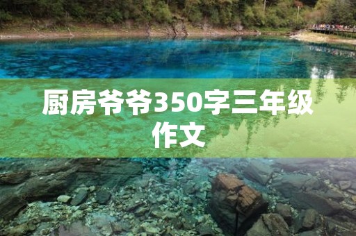 厨房爷爷350字三年级作文