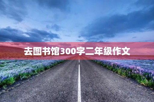 去图书馆300字二年级作文