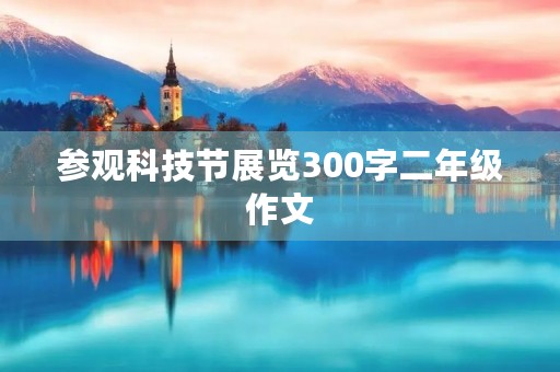 参观科技节展览300字二年级作文