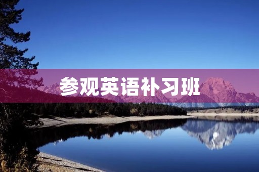 参观英语补习班 参观英语补习班